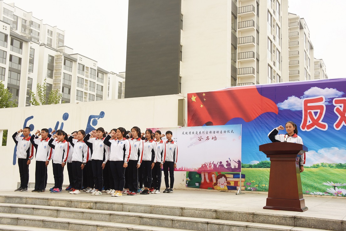 共青团文安县委举办“反对校园欺凌·呵护美好心灵”系列宣传活动启动仪式